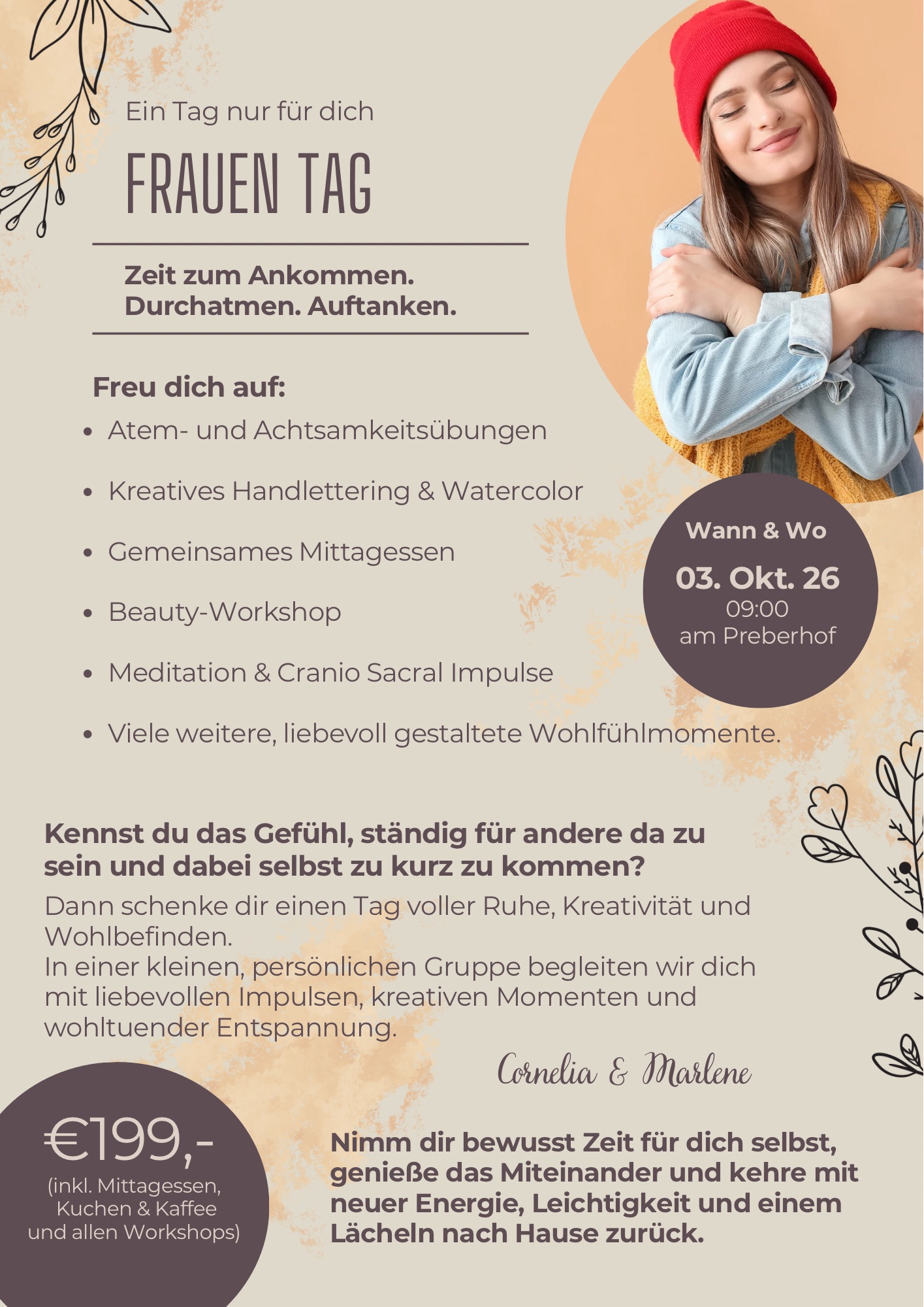 Ankündigung: Women's Day – Ein Tag nur für dich am 03. Oktober 2026